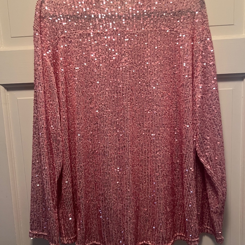 POL Pink Sequin Top - Picture 2 of 11